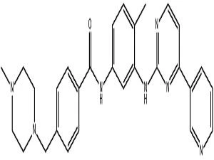 Imatinib structure diagram