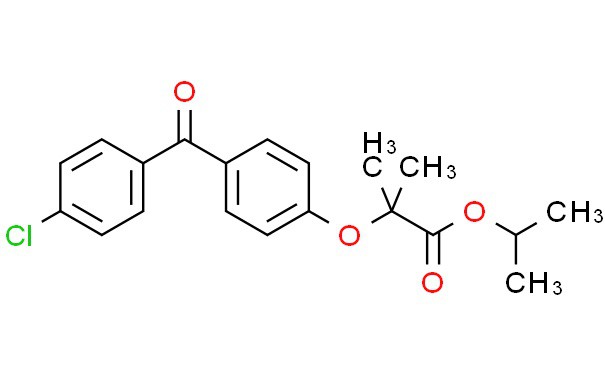 Molecular structure of Fenofibrate Molecular structure of Fenofibrate