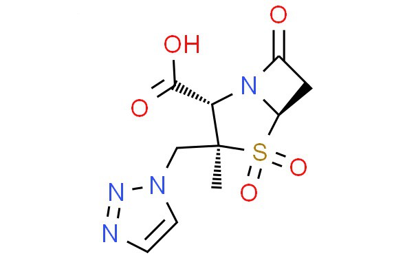 Molecular structure of Tazobactam acid Molecular structure of Tazobactam acid